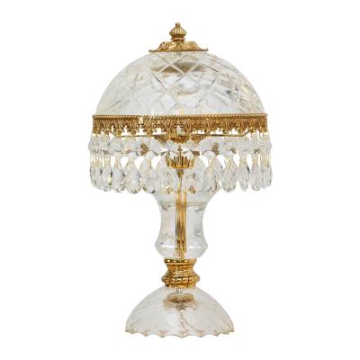 China Luxury Crystal Light Decorative Crystal Table Lamps Jewellerytop Bedside Desk Lamp Modern Mini Lamps for sale