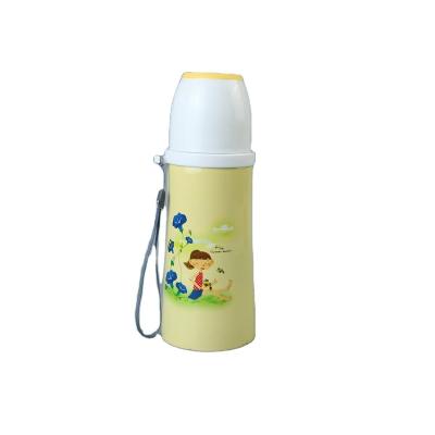 China Popular viable for baby drinks direct thermos bottle with cartoon print for kids for sale