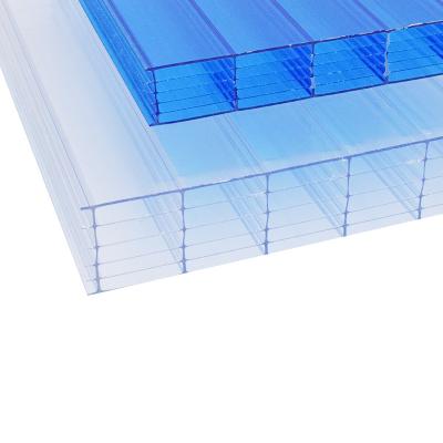 China Industrial PC Corrugated Transparent Blanking Sheet For Cast / High Strength Efficient Clear Plastic Polycarbonate With Low Price for sale