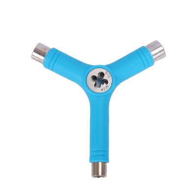 China Multi-Function Type Skateboard Tool Y Wrench New Design Skateboard Repair Manual Tool Alloy Steel Skateboard Wrench Skateboard Socket Screwdriver Socket for sale