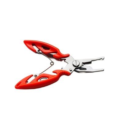 China Uniker Sport Stainless Steel Eco-friendly Fishing Pliers Fishing Needle Nose Pliers Cut Fishing Line Multitool Pliers With Sheath for sale