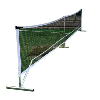 China Professional High Quality Retractable Tennis Net And Post Set For Match Training Net Tennis /Pickleball Sports for sale