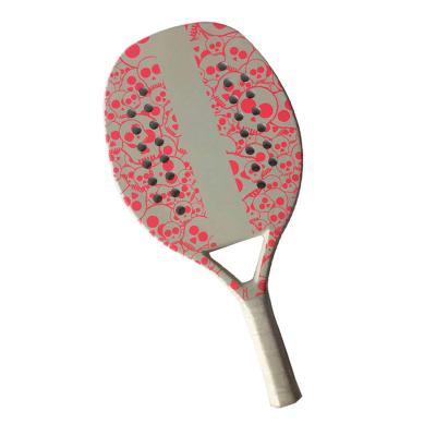 China New Design Outdoor Beach Tennis Lightweight Exercise Padel Fiberglass EVA Core Beach Padel Tennis Accessories for sale