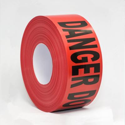 China ANTI-STATIC Red/Black Barricade Tape Hazard Warning Tape Safety Warning Device 3