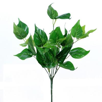 China Contemporary Decorative Artificial Plants Branches Green Leaves for sale