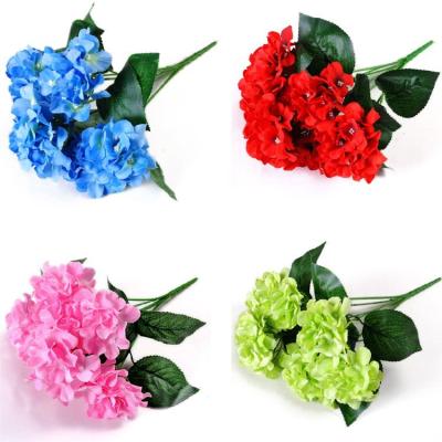 China Aritificial Hydrangea Flower Head Eco - Friendly Package for sale