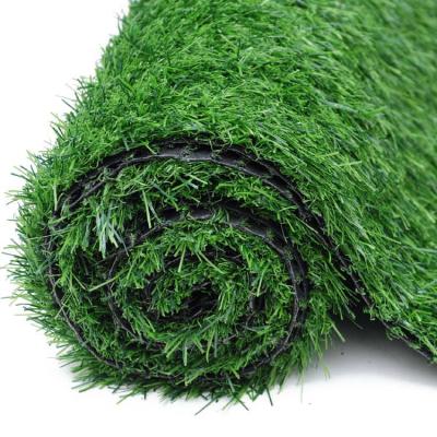 China 2to 3 Years 30mm 10450 Park Lawn Verandas Deep Green Artificial Kindergarten Outdoor Decoration Plastic Needle Carpet Lawn for sale