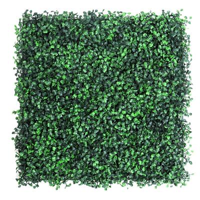 China 19.68*19.68 Inch Outdoor Decoration Minimalist UV Protected Artificial Grass Wall Boxwood Backdrop for sale