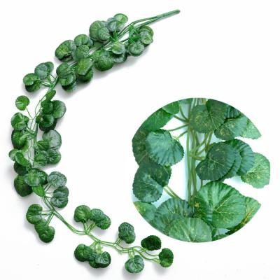 China Minimalist Vine Greenery Grape Artificial Rattan Leaves Hanging for sale