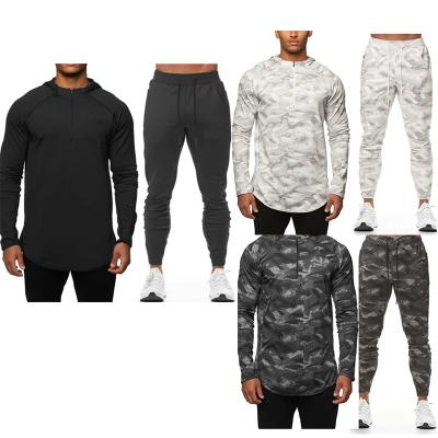 China 2022 Promotion Wholesale High Quality QUICK DRY Men Camouflage Sport Casual Outdoor Hoodies Fashion Training Tracksuit Breathable Jogging For Me for sale