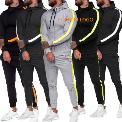 China QUICK DRY Men's Tracksuit 2 Piece Hoodie Sweatsuit Sets Sporting Suits High Quality Men's Casual Jogging Custom Logo And Print Hoodies Sweat for sale