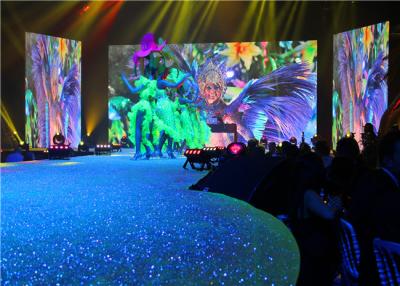 China Ultra Clear P4.81 LED Stage Background Screen Aluminum Cabinet for sale