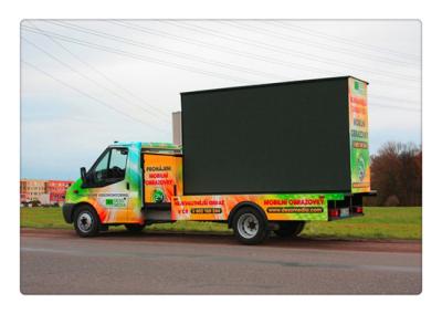 China High Efficiency P10mm Truck Mounted LED Display , Mobile LED Sign for sale