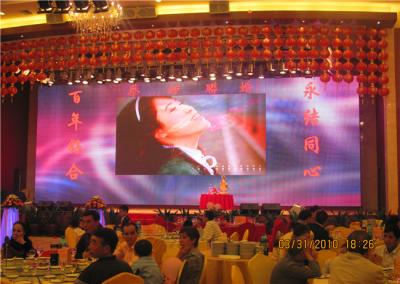 China High Resolution P10 Transparent LED Display For Stage Background for sale