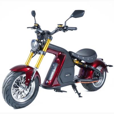 China Unisex Mangosteen-M8S EU Warehouse Electric Scooter 4000W Motorcycle Fat Tire Scooters E Chopper Lithium Battery Citycoco for sale