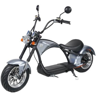 China Unisex Mangosteen EU Stock EEC COC 2000W 3000W Removable Lithium Battery Fat Tire Electric Scooter Citycoco for sale