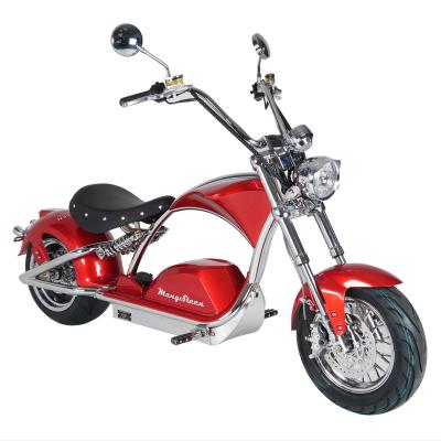 China Unisex Holland Warehouse Mangosteen M1PS-Plating EEC COC 60V 2000W 50Ah Electric Chopper Fat Tire Electric Scooter Citycoco for sale