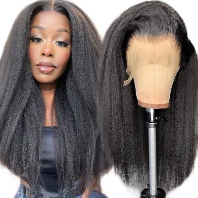 China Other Cheap Wholesale Hd Seller Swiss Raw Human Hair Lace Front Human Hair Wigs Kinky Curly Curly Lacefront Hair Peruvian Wig For Women for sale