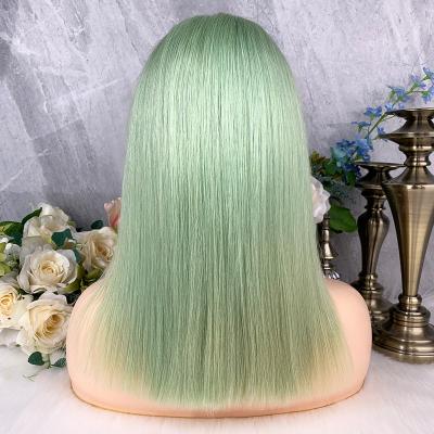 China Swiss Headband Full Colored Swiss Lace Hair Wig HD Full Lace Wig Lace Front Wig Highlight Transparent Color Bob Wig for sale