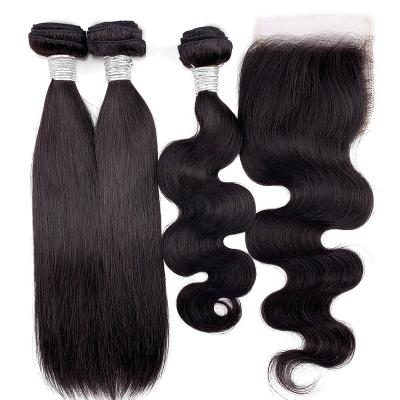 China Hd Thin Layer Soft Smooth Thick Lace Closure / Fronta Hair Shedding Swiss Barely Bundles With Lace Frontal Closure for sale