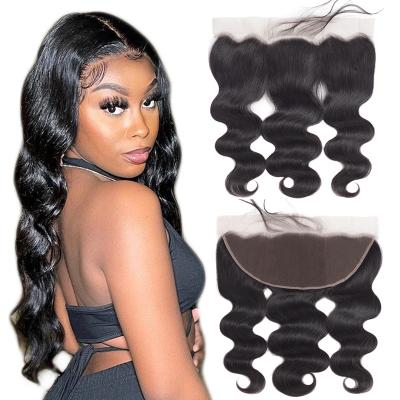 China Hot Sale Hd Transparent Swiss Lace Headband Closure Soft Smooth Thick Virgin Hair Barely Shedding Wholesalers for sale