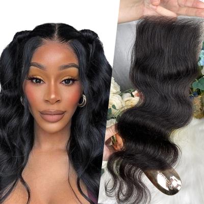 China Wholesale 13x4 Lace Frontal Human Full Lace Frontal Human Lace Closure Soft Thick Smooth Thick Shedding Frontal Top Barely Shedding Frontal Top Bandage 360 for sale