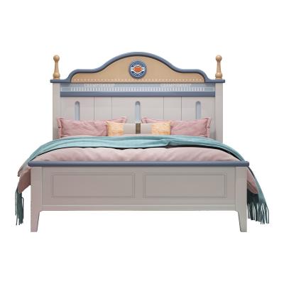 China Hot Selling Furniture Solid Wood Bedroom Furniture Wooden Kids Bed Set Children Bed for sale