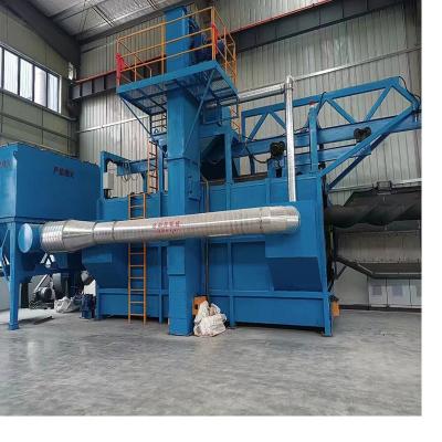 China Customizable Hanging Retractable Wire Rod Shot Blasting Machine with Exclusive Patent for sale