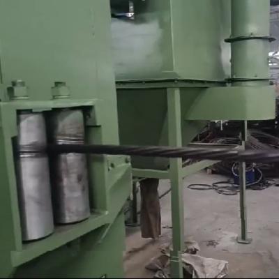 China Automation with Speed Circular Wire Shot Blasting Machine at 80 Meters Per Second en venta