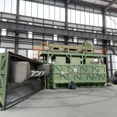 中国 PMW5300 Swing Door Wire Rod Shot Blasting Sand Blasting Machine Equipment 16.8x12.4x5.8m 販売のため