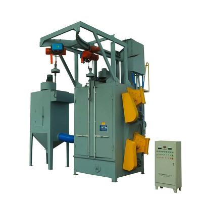 중국 2500kg Hanger Double Hook Type Shot Blasting Machine with Cantilever Centrifugal Blaster 판매용