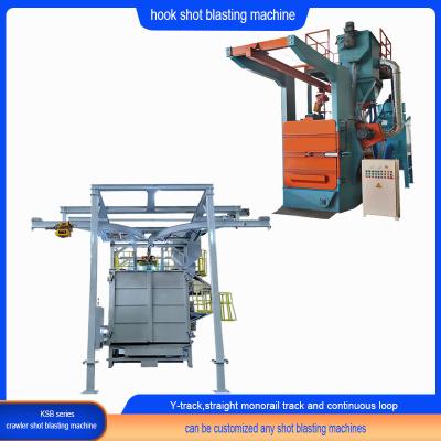 China Automatic K Series Spinner Hanger Shot Blasting Machine for Heavy Duty Applications en venta