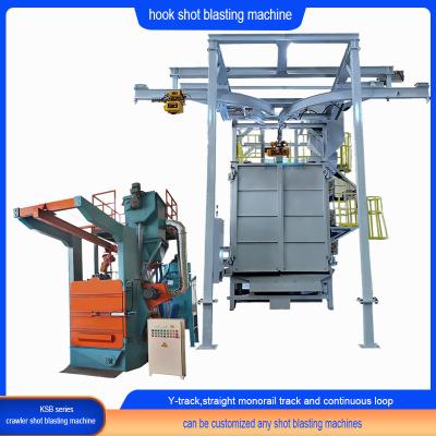 China Overhead Conveyor Shot Blasting Machine Automatic Customized en venta