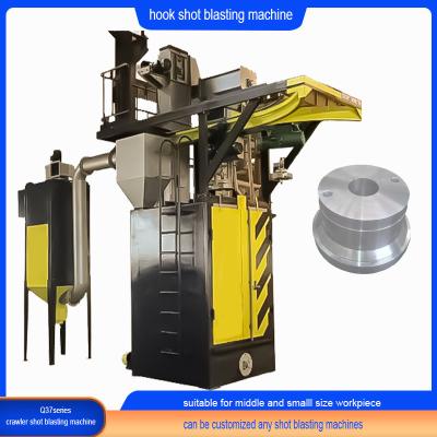 中国 Hook Type Airless Shot Blasting Cleaning Machine for Aluminum Alloy Parts 販売のため