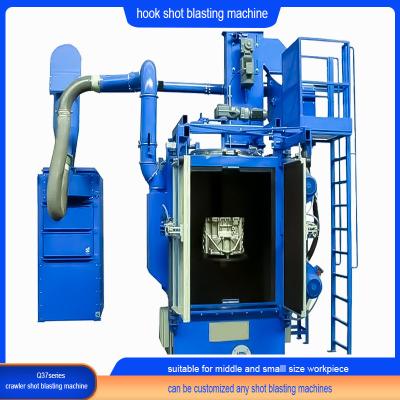 China Hook Type Shot Blasting Machine Used on Welding Parts for Electric Rust Removing à venda