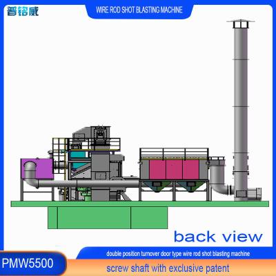 中国 5.5 mm Thin Wire Rolls Wire Rod Coil Shot Blasting Machine with and High Cleanliness 販売のため