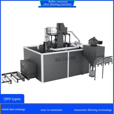 China Customizable Roller Conveyor Shot Blasting Machine for High Capacity Production Lines for sale