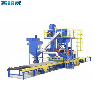 China Customized Multiple Colors Steel Plate Shot Blasting Machine for Your Manufacturin zu verkaufen