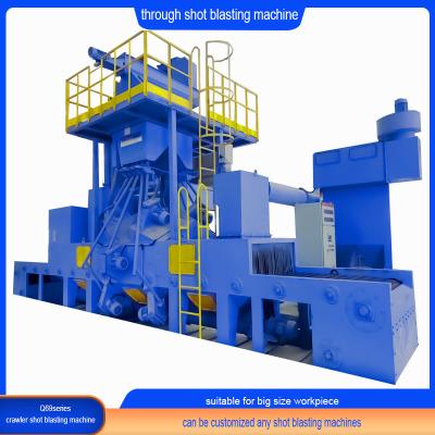 China Steel Structure Parts Roll Conveying Shot Blasting Machine for Customized Production for sale