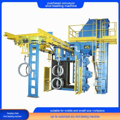 Κίνα Critical Cleaning 20t Perfect Overhead Chain Conveyor Shot Blasting Machine with Hook προς πώληση