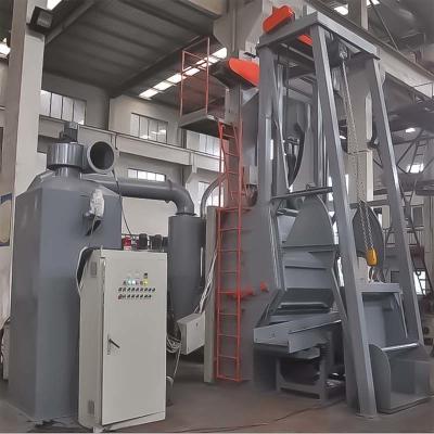 Cina 2.0-2.8t/H Production Rate Fast After-Sales Service Rubber Tracked Shot Blasting Machine in vendita