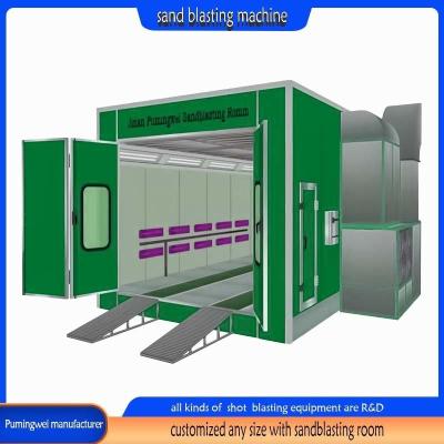 中国 Customization Pumingwei Sandblasting Room for Derusting in Manufacturing Industry 販売のため