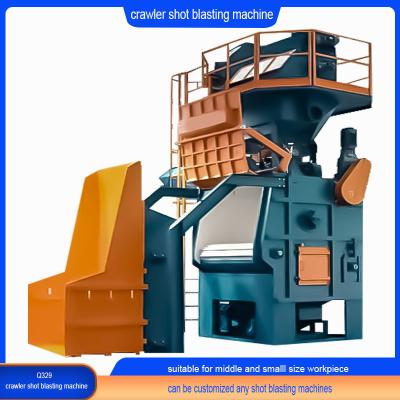 China Metal Rubber Crawler Type Shot Blasting Machine with Automatic Loading and Unloading à venda