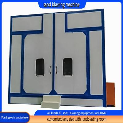 China 20 Years Industrial Experience Customized Sandblasting Rooms for Derusting Workpieces à venda