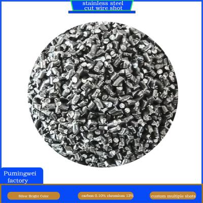 China Top-Notch Stainless Steel Cut Wire Shot for Shot Blasting Machine Hardness HRC 32-50 for sale