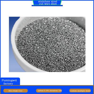 China High Hardness HRC 32-50 Round Shape Stainless Steel Cut Wire Shot for Durable Blasting en venta