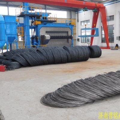 China 80 Tons Special Wire Shot Blasting Machine for Spring Steel Wire Industry Long and Wide Te koop