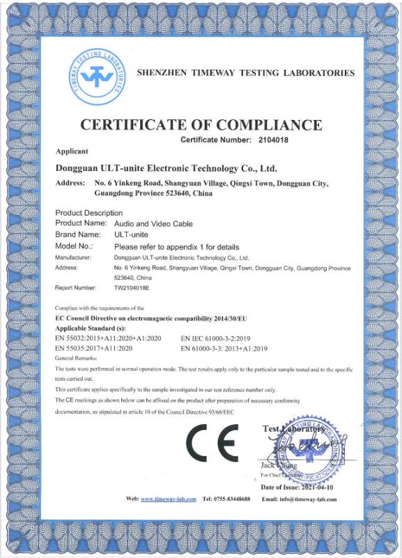 CE - Chongqing Hengjue Technology Co., Ltd.