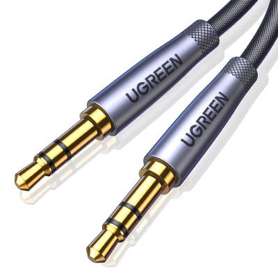 China Car UGREEN 3.5mm Jack Audio Cable for Headphone Xiaomi Laptop Jack 3.5 Male to Aux Cord. Male Car Cable Jack3.5 Speaker Cable Audio for sale