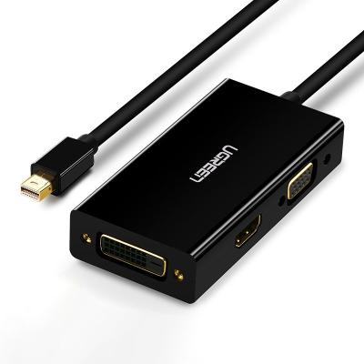 China Ugreen Mini DisplayPort Video Interface Conversion to HDMI VGA DVI Mini Adapter Thunderbolt 2 HDMI Converter DP Cable for Surface Pro 4 Mini DisplayPort for sale